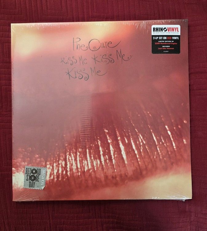 The CURE Kiss Me Kiss Me Kiss Me Red Vinyl RSD Record Store Day Numbered