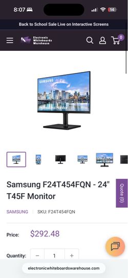 3 Samsung monitors(2 not opened)