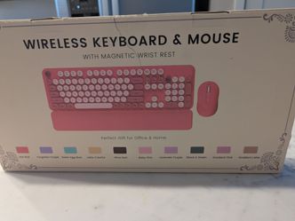 Wireless keyboard and mouse set