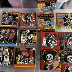 Dia de Los Muertos Tiles (LOT)