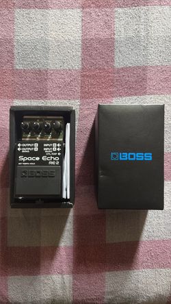 Space echo guitar pedal