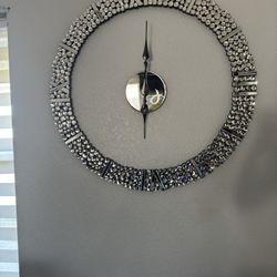 Reloj De Pared De Cristal