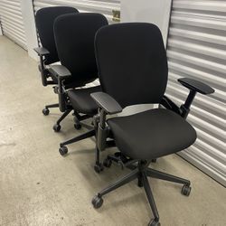 Steelcase Leap V2 Ergonomic Office Chairs (Brand New Fabric )
