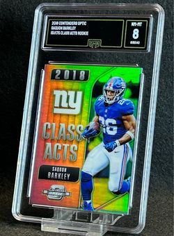 2018 Contenders 🔥 Saquon Barkley 🔥 Class Acts Rookie 151/175 GMA 8 NM-MT 💎 - Giants / Philadelphia Eagles