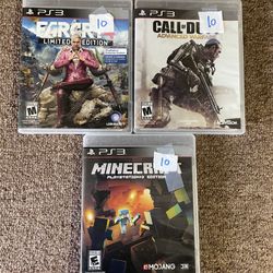 Play station game $10 Each