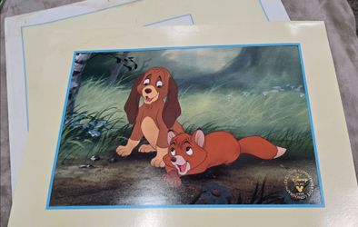 Commemorative Disney lithograph