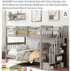 Bunk Bed and Crib