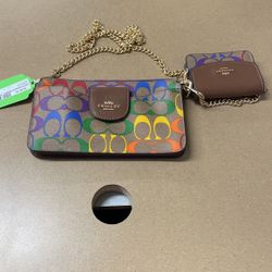 Coach Handbag With Wallet