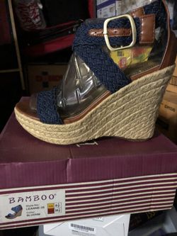 Beautiful bamboo wedges.