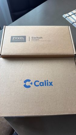 Calix watt + zyxel switch