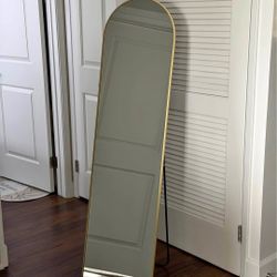 Gold Trim Full Lenth Mirror 