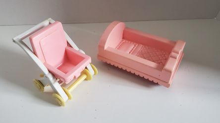 vintage Playskool Loving Family dollhouse furniture