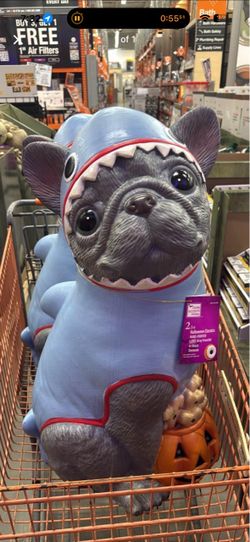 Home Accents Holiday LED French Bulldog Shark Statue