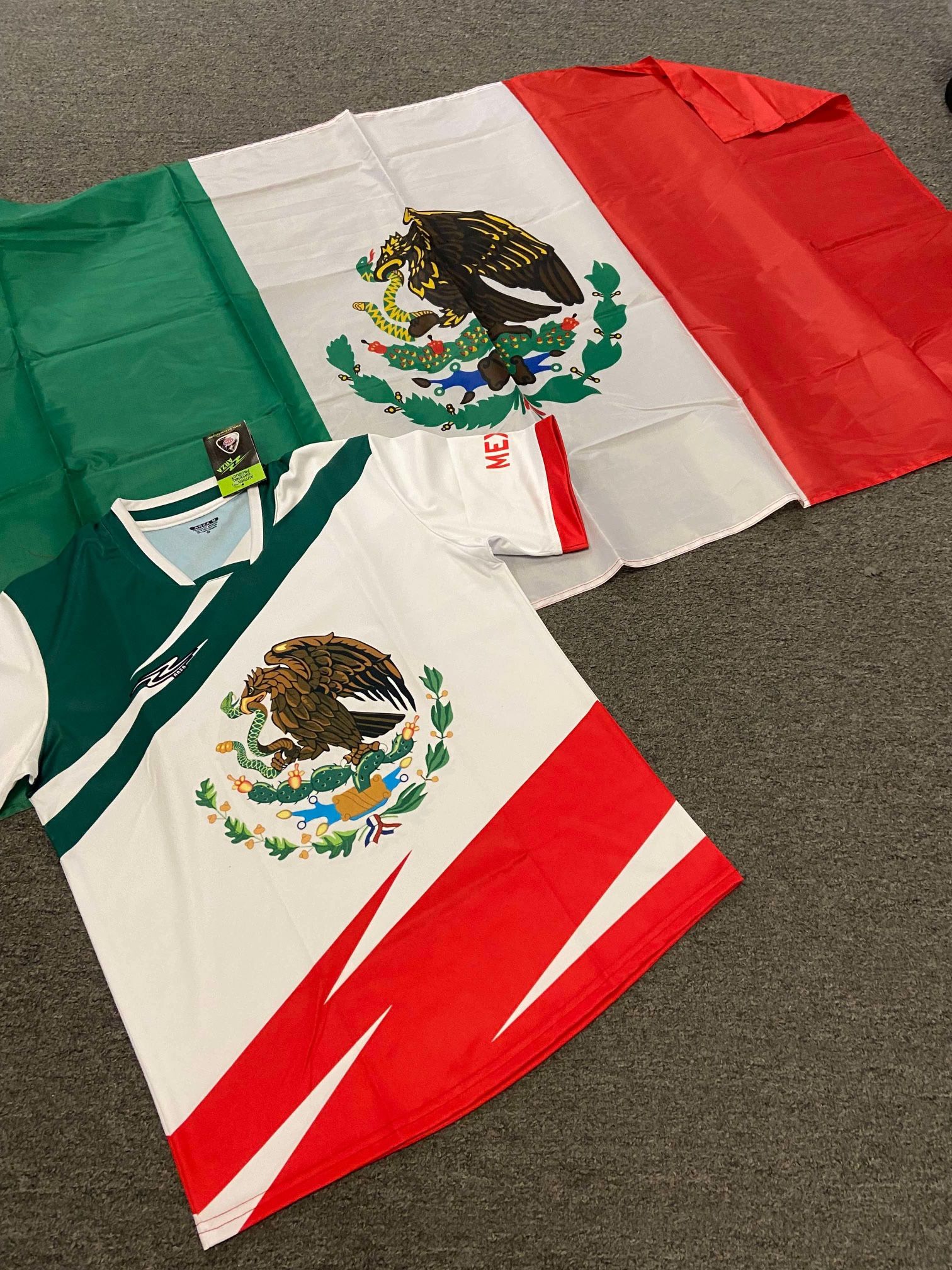 Dúo Playera Y Bandera México