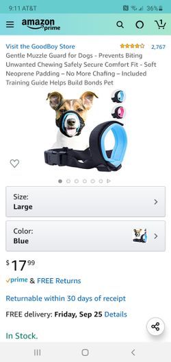 Gentle Muzzle Guard for Dogs
