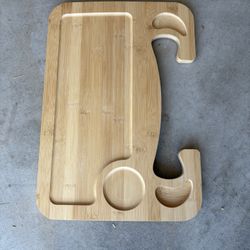 Bamboo Steering Wheel Table