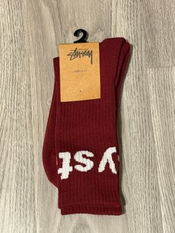 BRAND NEW Stussy Socks Dice 8 Ball Size 8-13 Long Beach, CA Chapter Store Tee Honolulu Los Angeles New York Tokyo Osaka Sydney