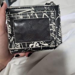 Steve Madden Black And White Wallet