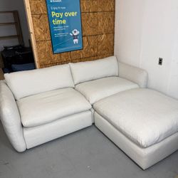 Article "Leigh" 2-Seat Sofa + Ottoman