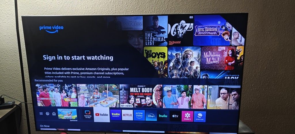 Samsung 65-Inch Smart TV with TV Stand