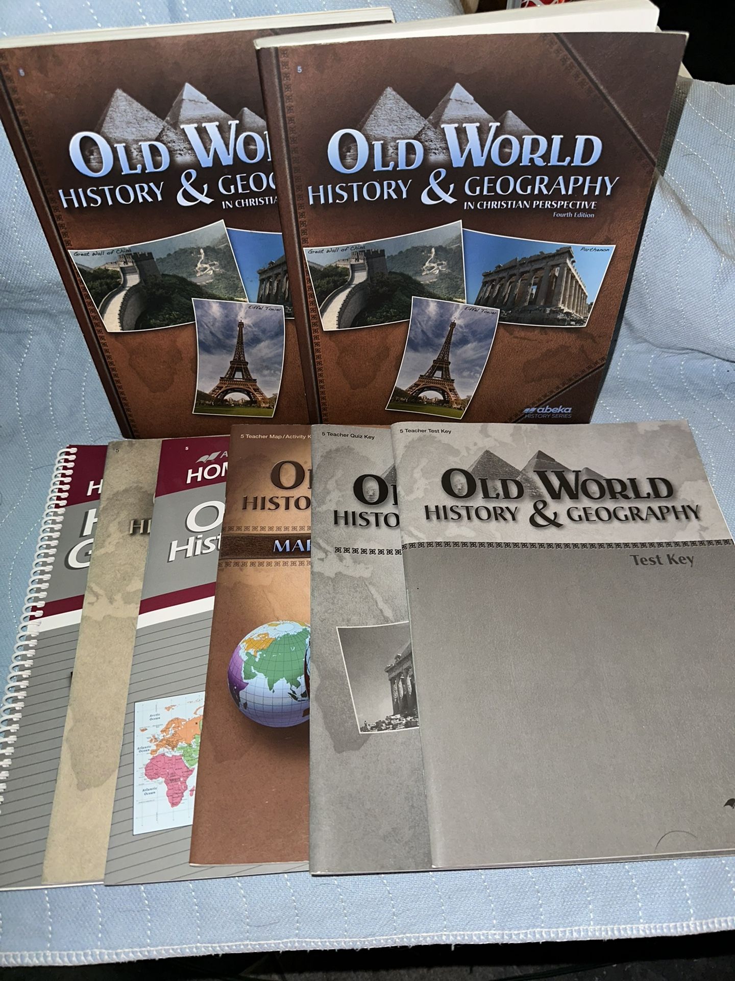 Abeka Old World History & Geography (4th edition) Bundle 