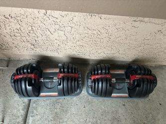 Bowflex dumbbells