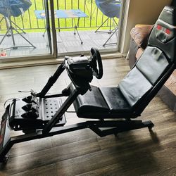 Ultimate Sim Racing Setup - Next Level Racing F-GT Cockpit & Logitech Wheel/Pedals/Shifter - $500