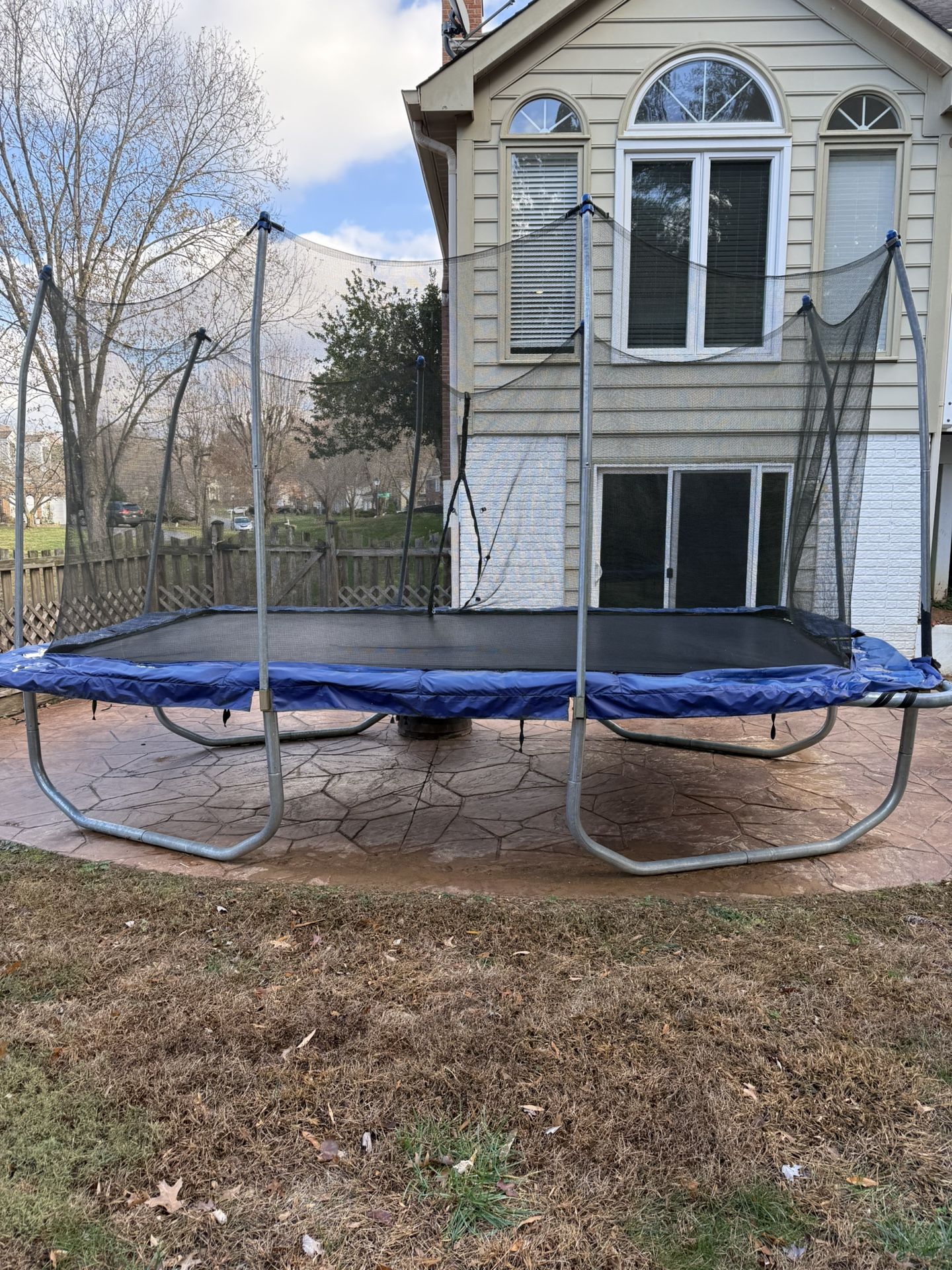 Free 14.5’ X 9’ Trampoline