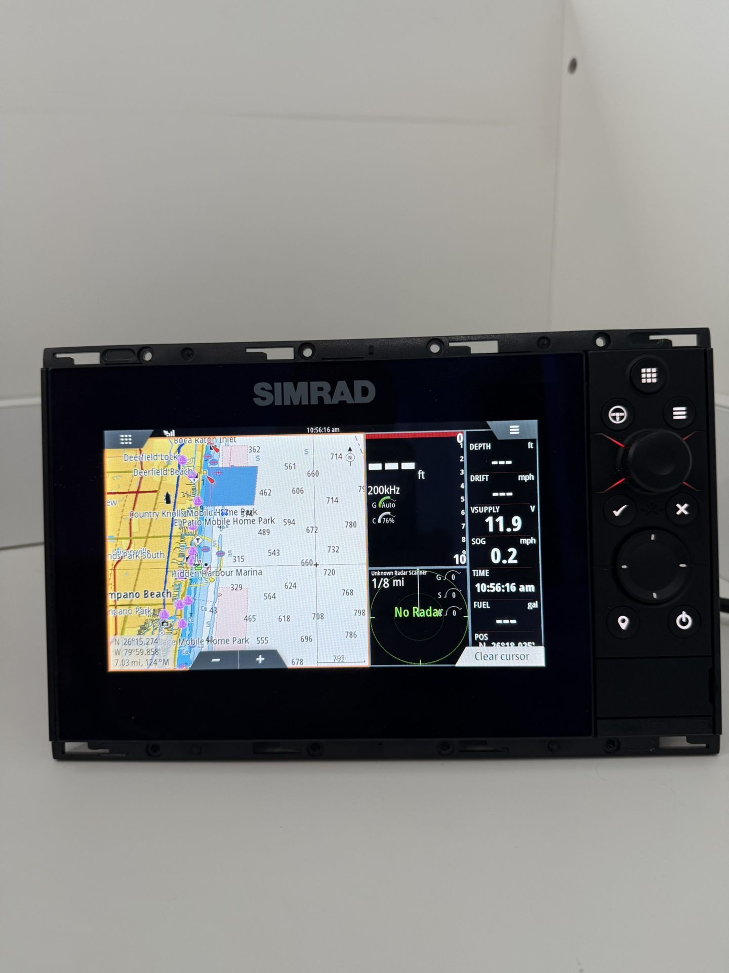 Simrad Gtp Simrad GPS model NSSEV03, 7 inch screen boat navigation/sonar/ radar ...