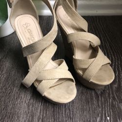 Tan Wedges