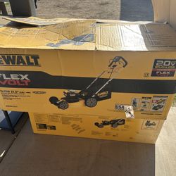 DEWALT LAWN MOWER NEW (BATTERY NOT INCLUDED)