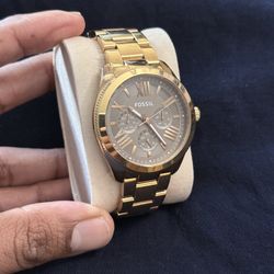 Fossil Golden Watch