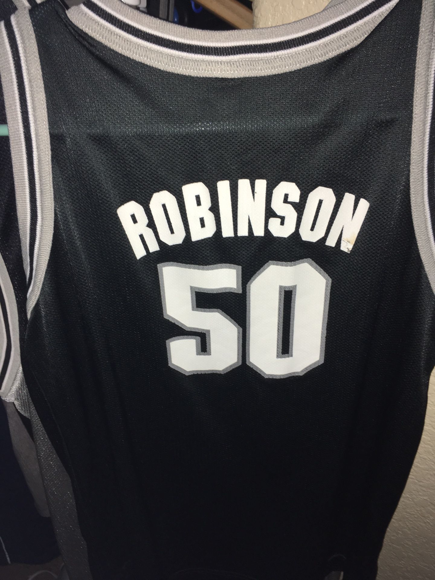 San Antonio Spurs David Robinson Kids Large Jersey