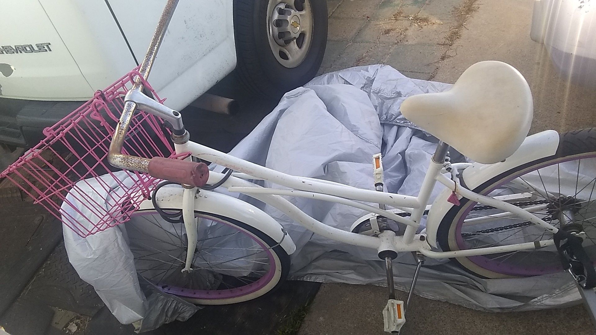 Beach cruiser with trailer