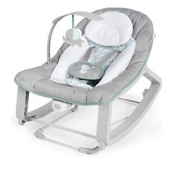 Ingenuity Keep Cozy 3-in-1 Baby Bouncer/Rocker Gray – New Open Box