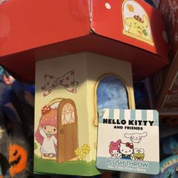 Hello Kitty Plush Throw 