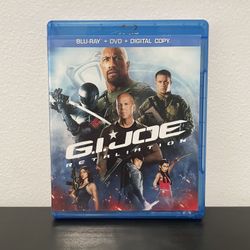 GI Joe Retaliation Blu-Ray DVD Combo Movie Bruce Willis Rock Channing Tatum 2013