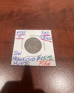 1935 S Buffalo Nickel Coin