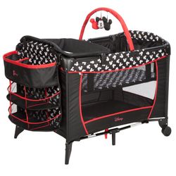 Mickey Mouse stroller and play yard (Playpen)