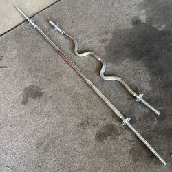 2 - Weight  Bars (1”)  $50 for both