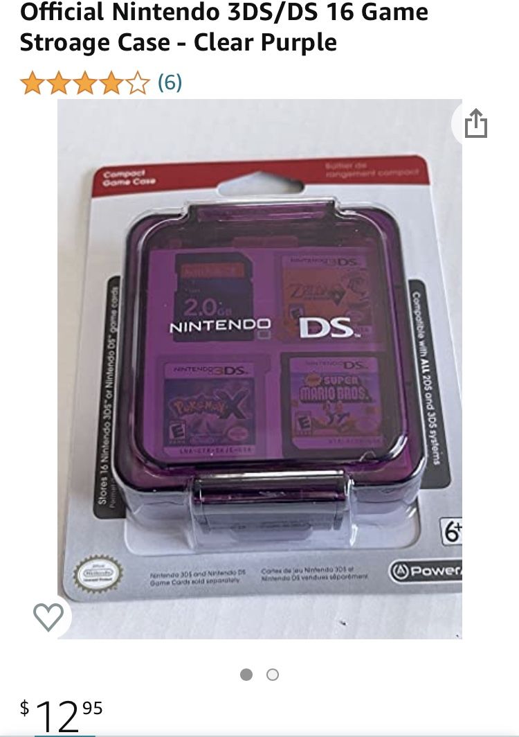 Nintendo 3DS Compact Game Case