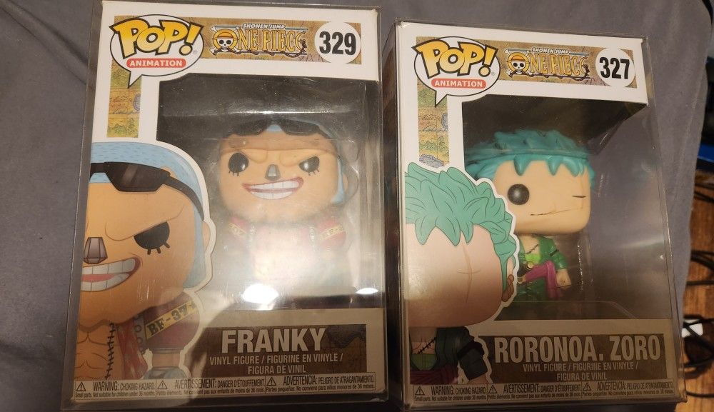 OG Franky And Zoro One Piece Funko Pops