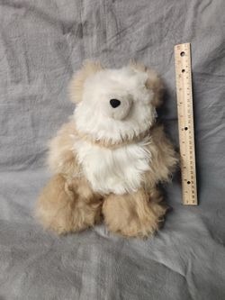 Alpaca Wool Teddy Plush 10" tall