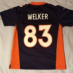 Wes Welker #83 Denver Broncos NFL On Field Jersey; Boy’s S