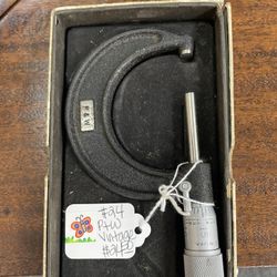 Tool Vintage Micrometer P & W