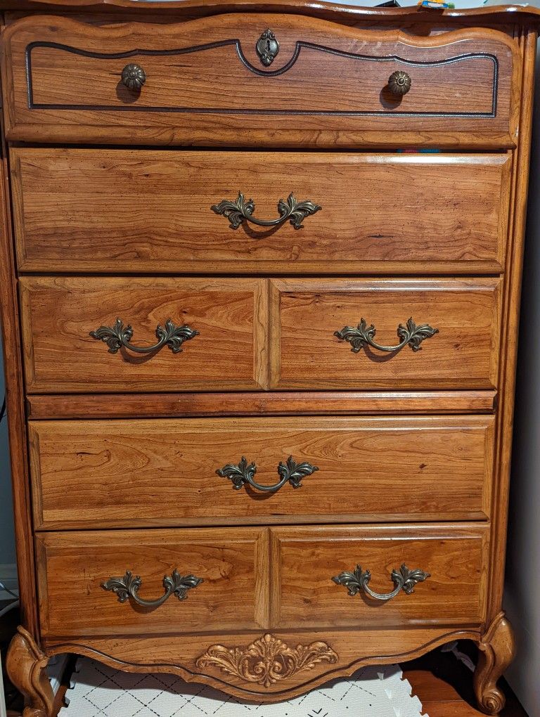 Hand Carved Antique Armoire