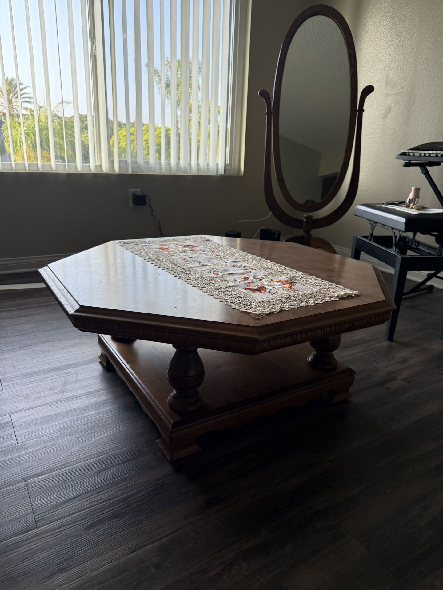 Vintage Octagonal Coffee Table