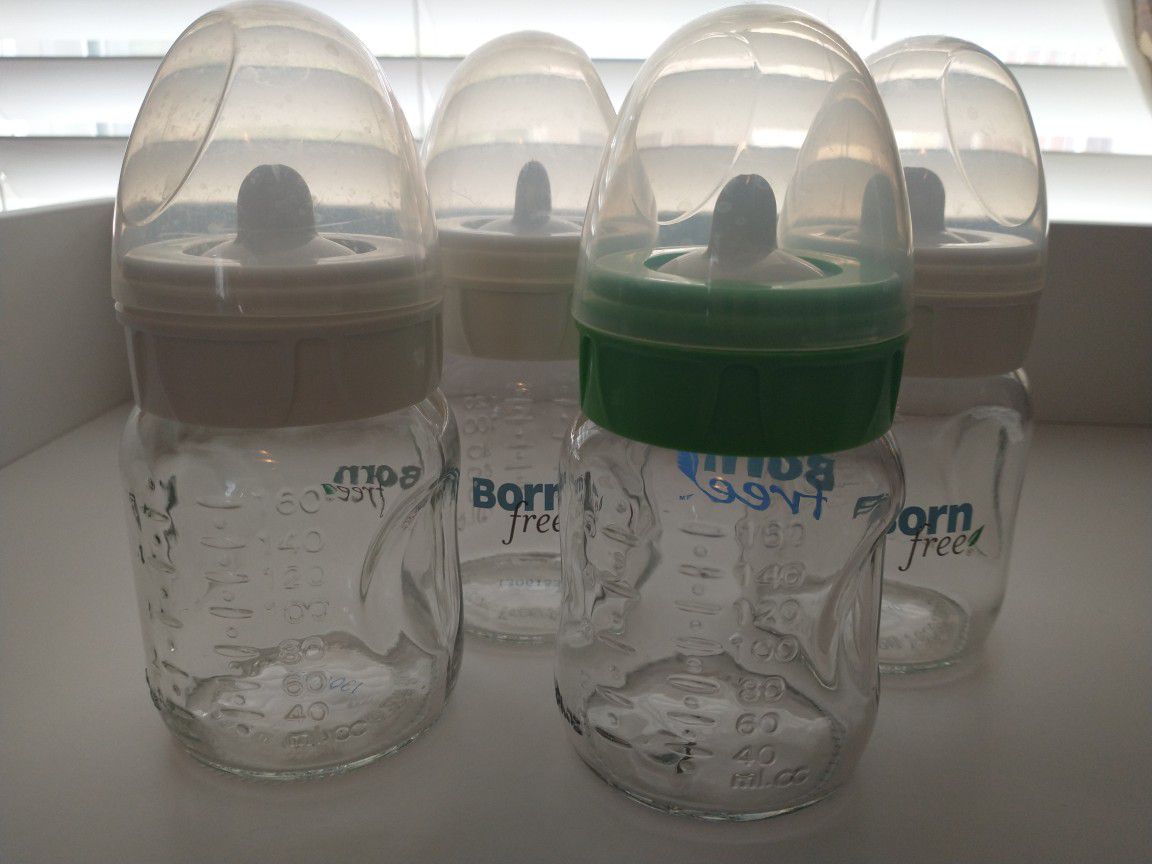 Born Free Baby Glass Bottle 