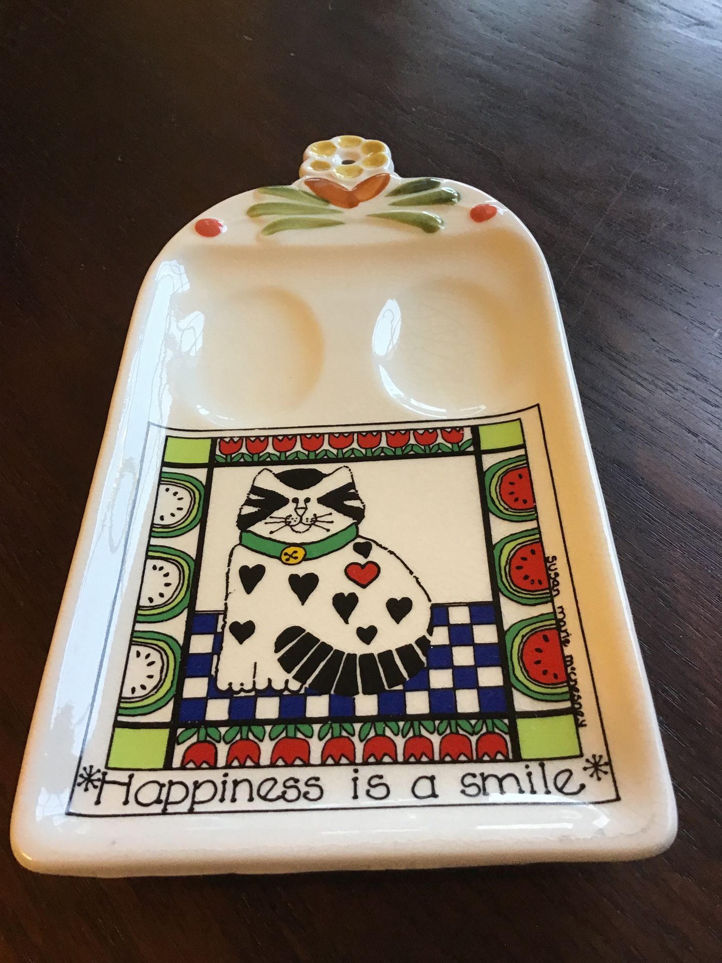 Susan Marie McChesney double Spoon Rest.