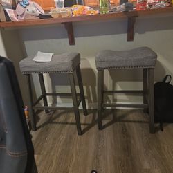Grey Bar Stools